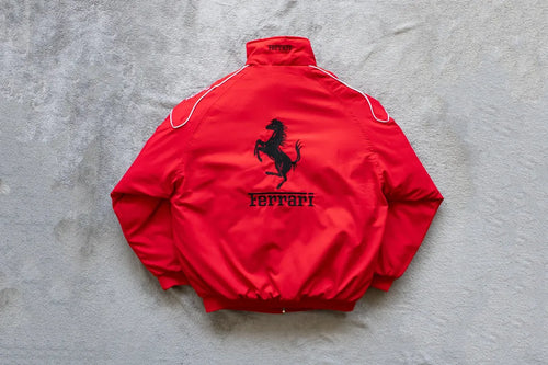 Red Ferrari Racing Jacket – F1 Style