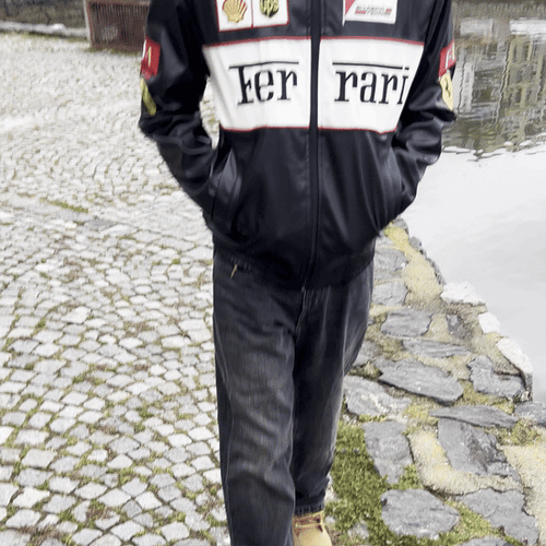 Ferrari F1 Leather Jacket