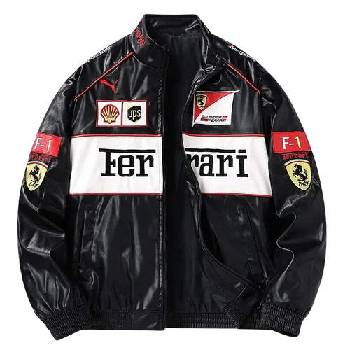 Ferrari F1 Leather Jacket