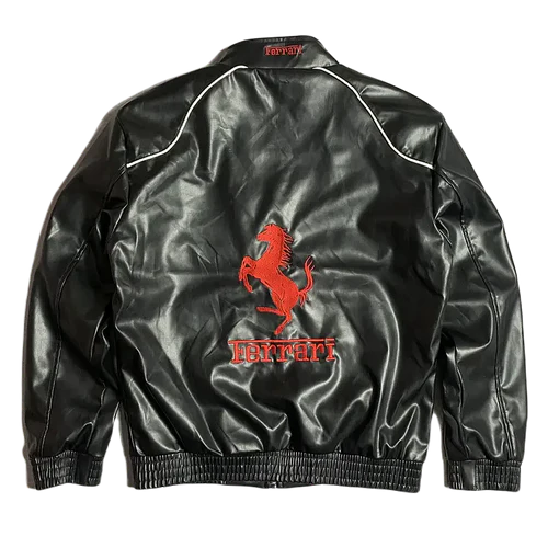 Ferrari F1 Leather Jacket